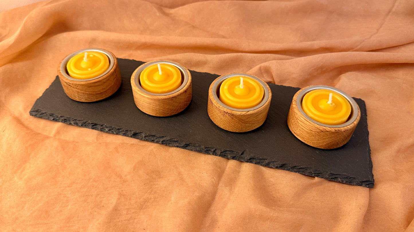Teelichthalter "4er Reihe"
