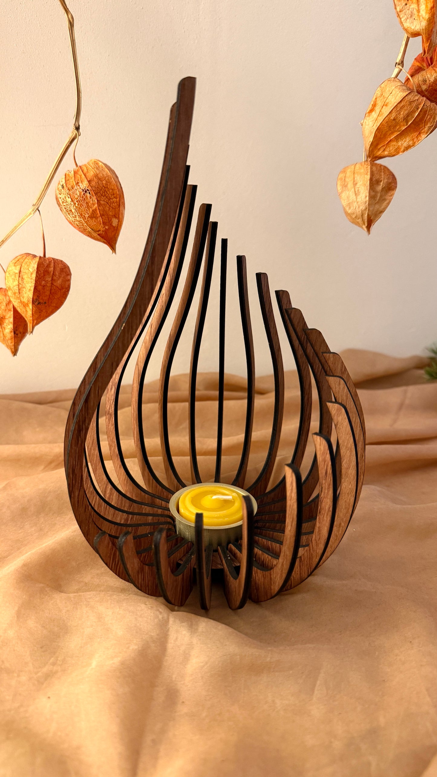 Teelichthalter "The Flame" L