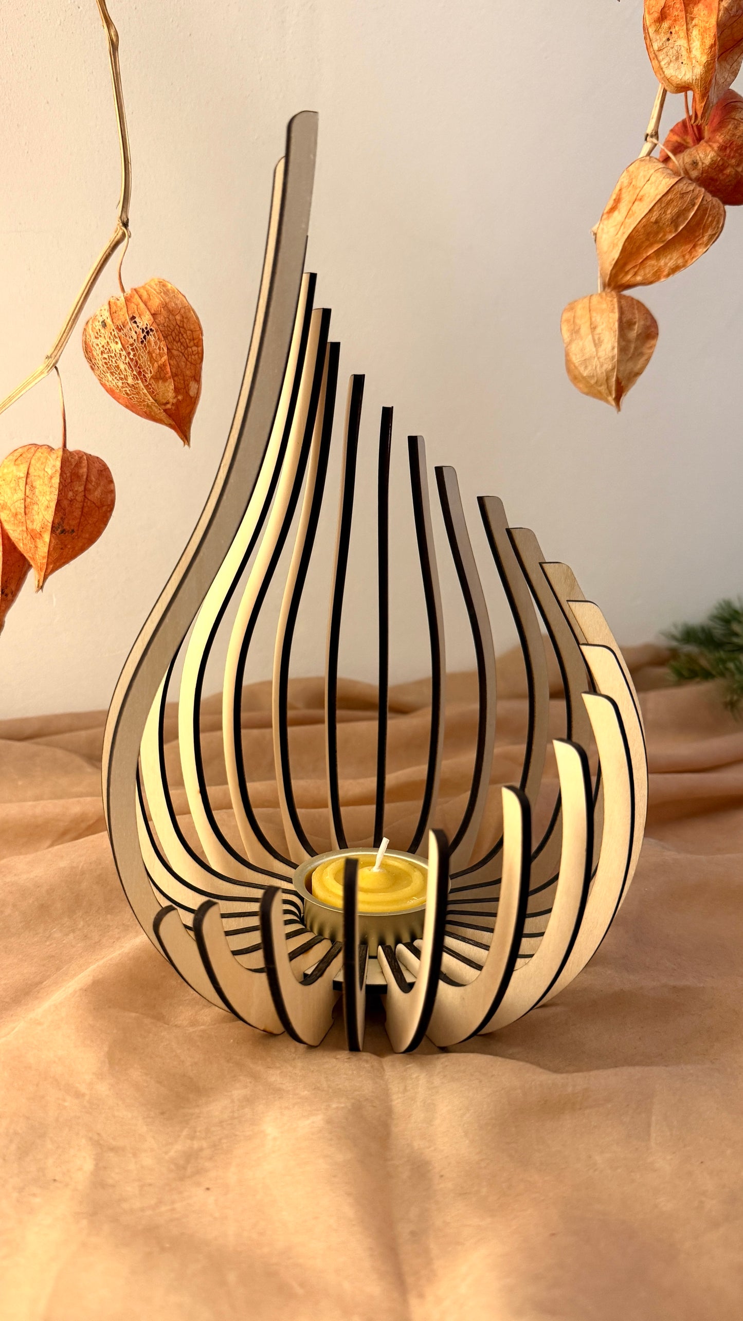 Teelichthalter "The Flame" L