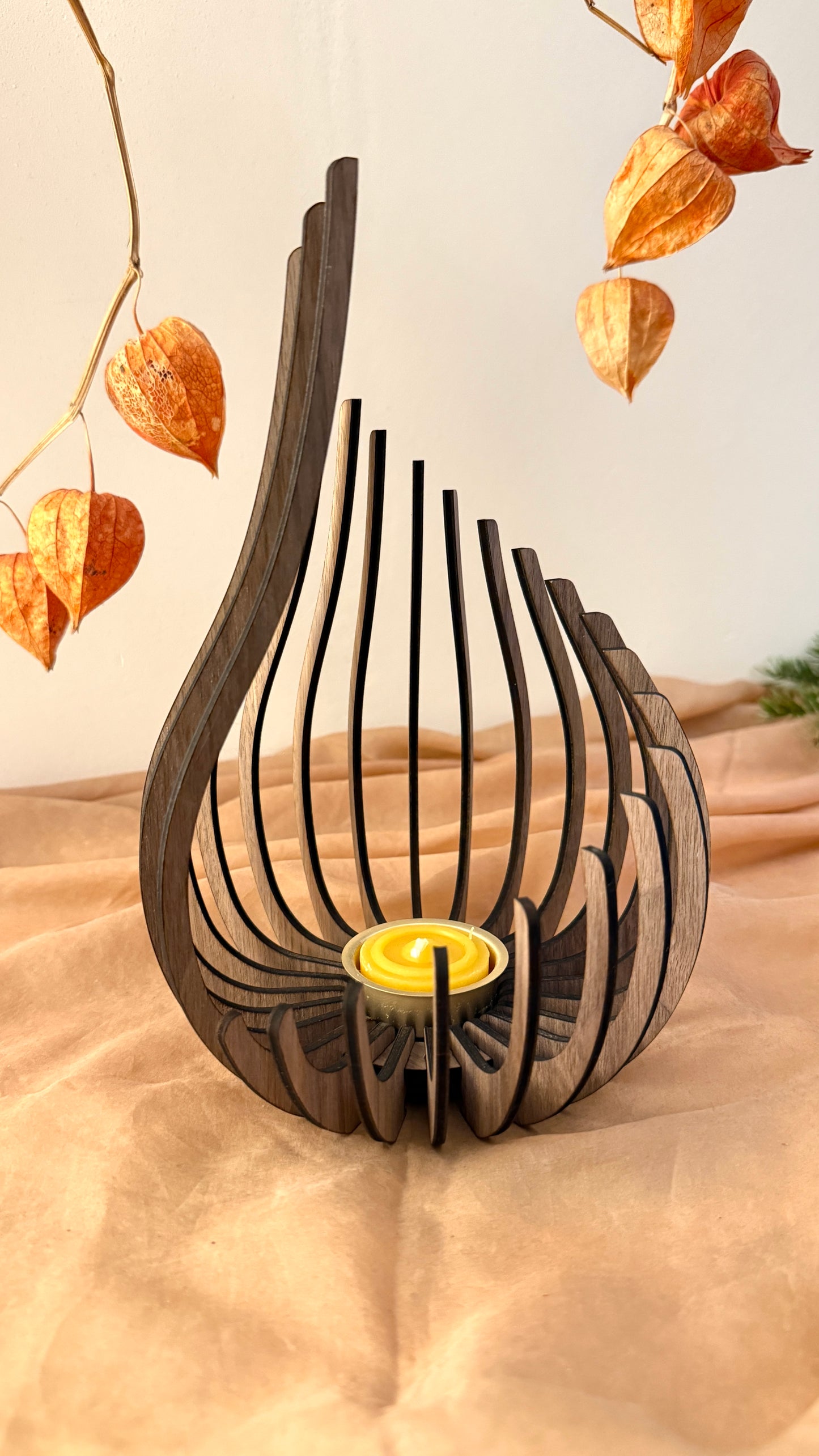 Teelichthalter "The Flame" L